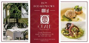 bon podarunkowy do restauracji Quale