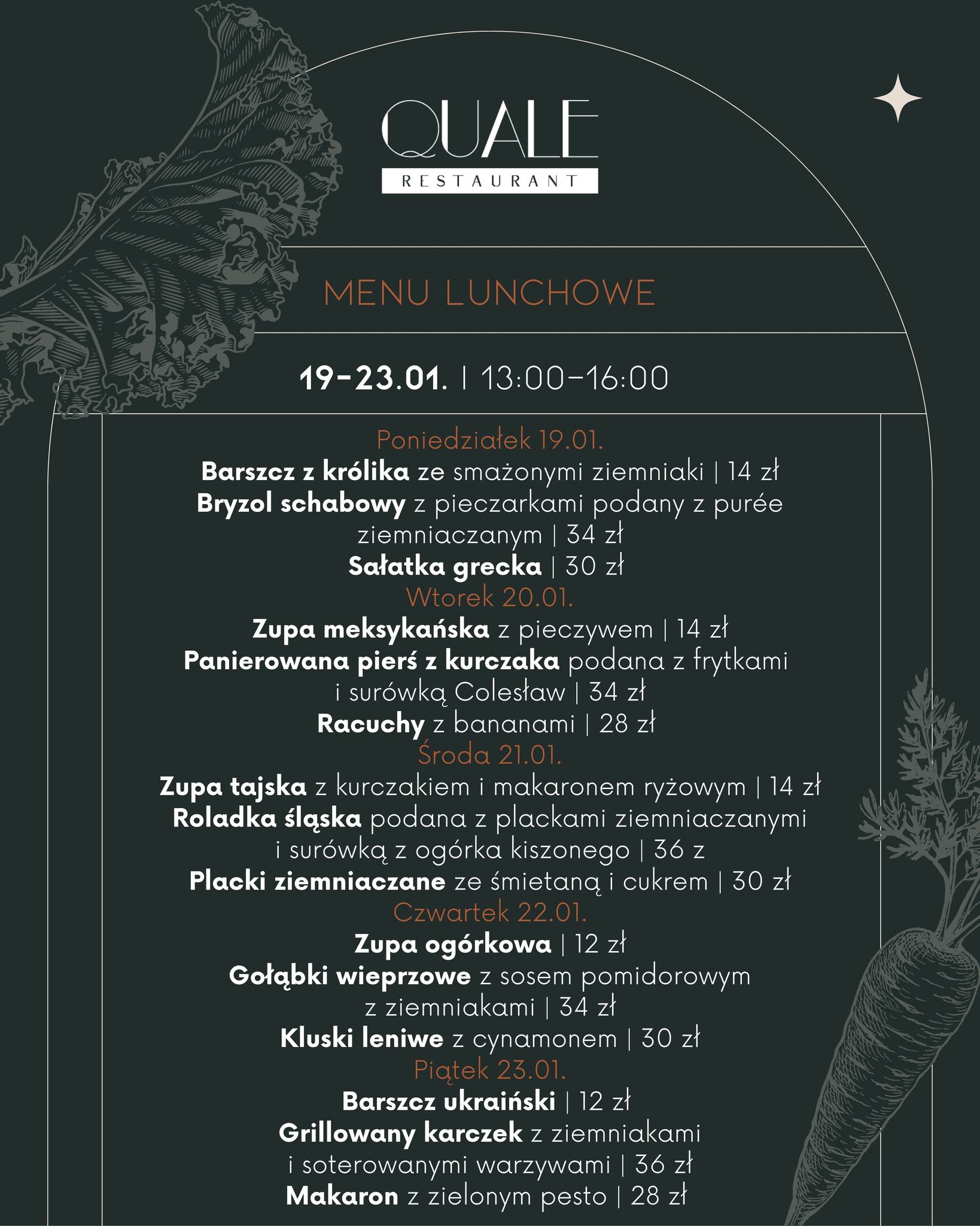 Menu Lunchowe 19 23 01 2026 QUALE RESTAURACJA Wykwintne Jedzenie menu-lunchowe-19-23-01-2026-quale-restauracja-wykwintne-jedzenie